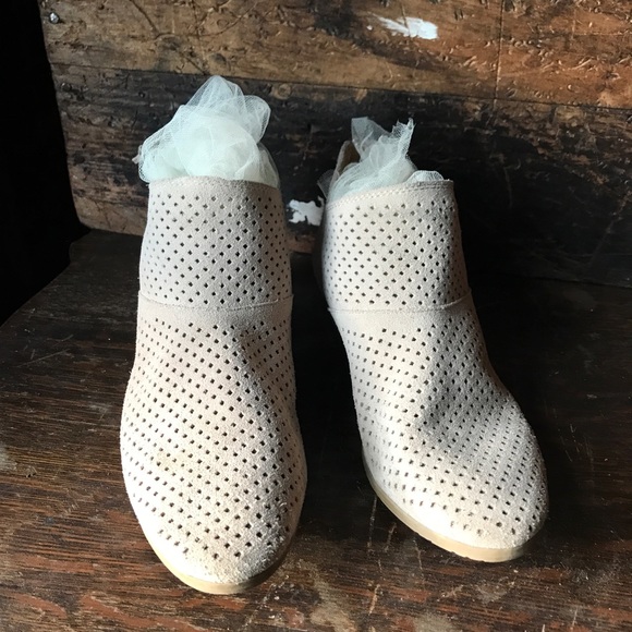 Suede Upper Leather Ankle Boots - Picture 1 of 5